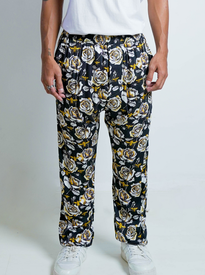 MEN PANT - BLACK BEES