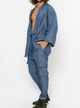 SET KIMONO / CARGO - EDWARD BLUE